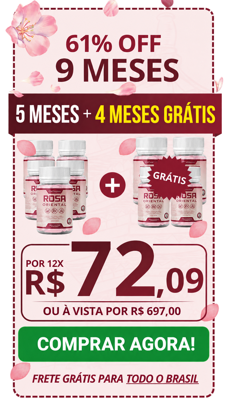 Kit 3 frascos